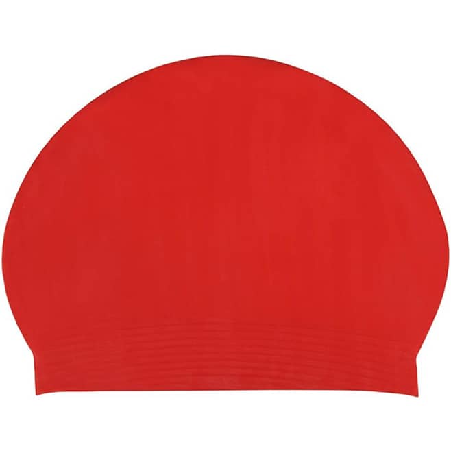 Gorra natacion silicona roja